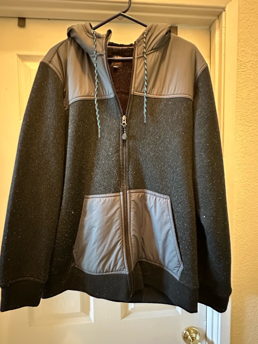 Men's Black Lightweight Hooded Shirt Jacket - Casual Zip Front